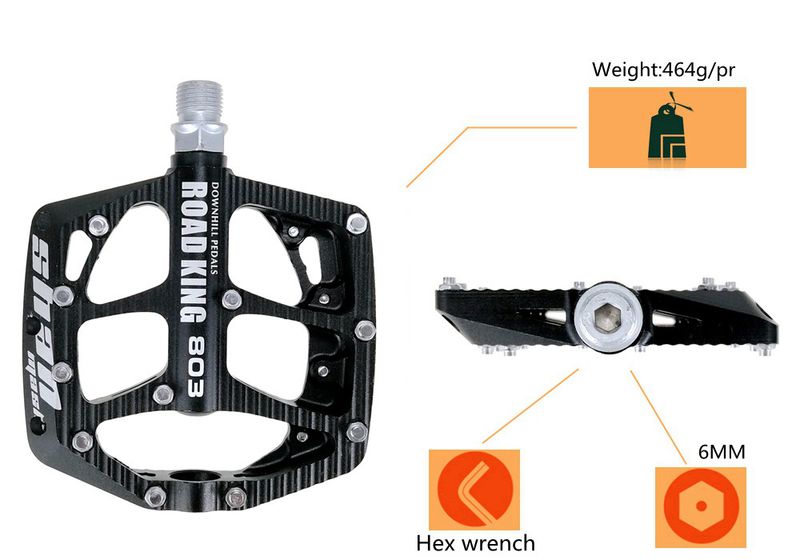 SHANMASHI 803 Plataforma Bicicleta de Montaña Pedales Planos Cómodos Anchos_voghion.com
