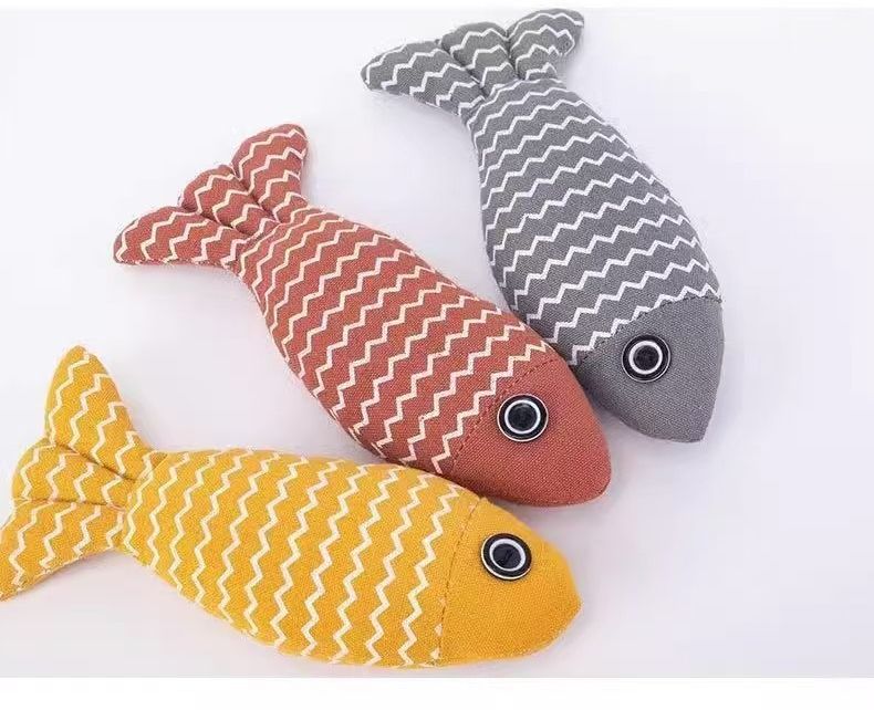 Catnip Cat Toy Simulation Fish Cat Stick Kitten Self-hi To Relieve Boredom Grinding Teeth Cat Pet Supplies_voghion.com