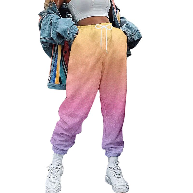 Vroče prodajne Plus Size Cargo poletne hlače Baggy bombažne hlače za prosti čas z visokim pasom in žepi, široke hlače za ženske_voghion.com