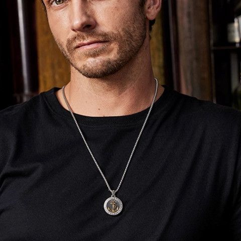 WEIER Anchor Pendant Silver Necklace For Men And Women, Niche Design With A Sense Of Sophistication, Stylish Sweater_voghion.com
