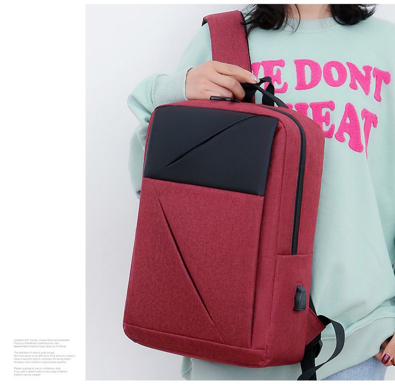 Mochila feminina multifuncional com carregamento USB, mochila escolar para estudantes universitários, mochila empresarial de grande capacidade para viagens internacionais de alta qualidade_voghion.com