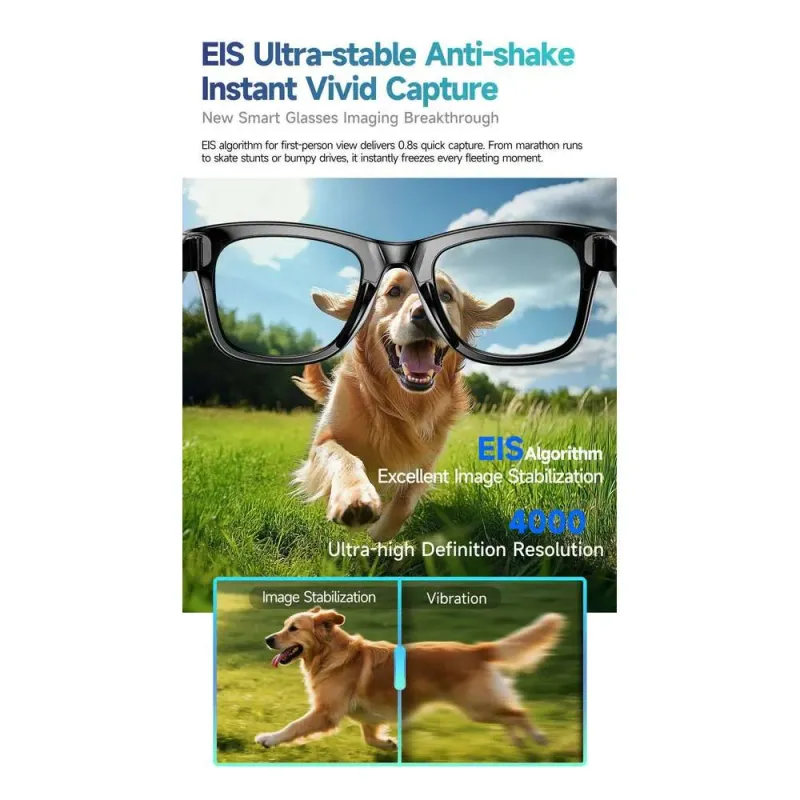 2025 New 800W Pixel HD Chatgpt Camera Bluetooth Call Translate Identify Objects Photochromic Lens Smart Glasses_voghion.com