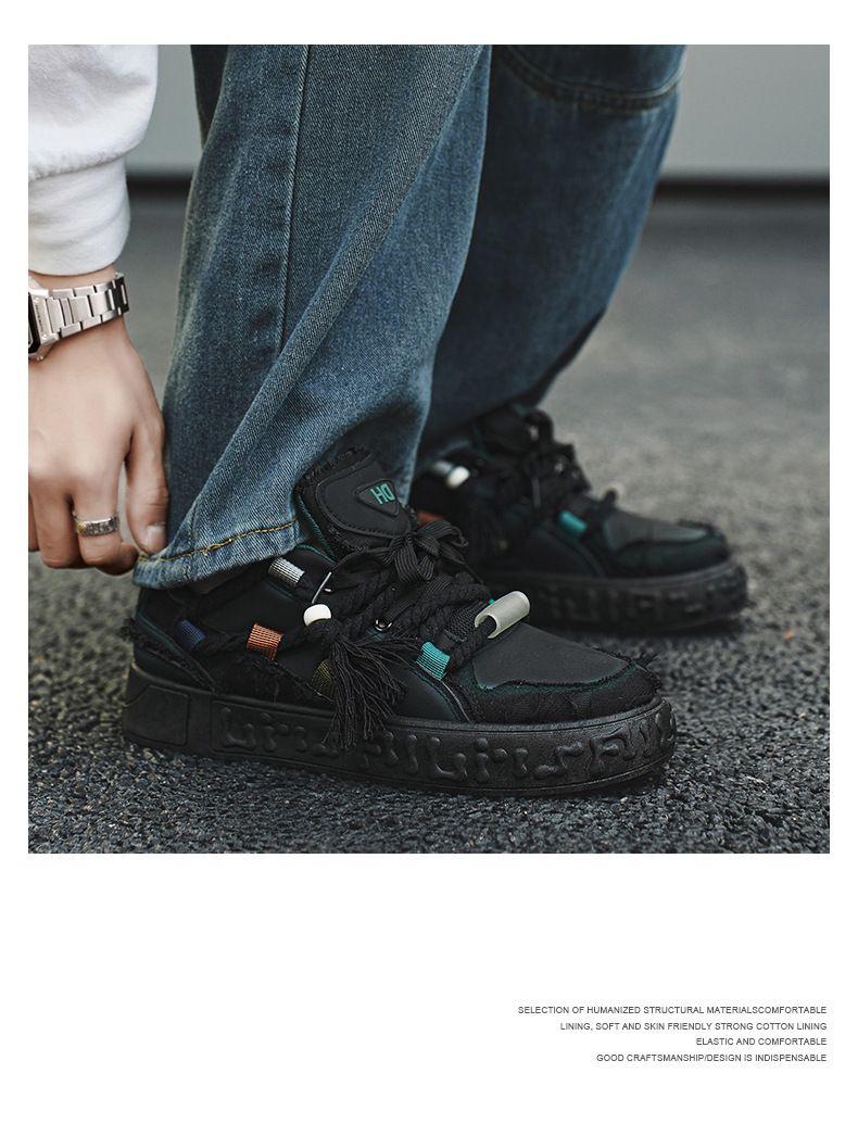 Herrenschuhe Boardschuhe Dreadlocks Bread Design Boardschuhe Bequeme Freizeitkleidung_voghion.com
