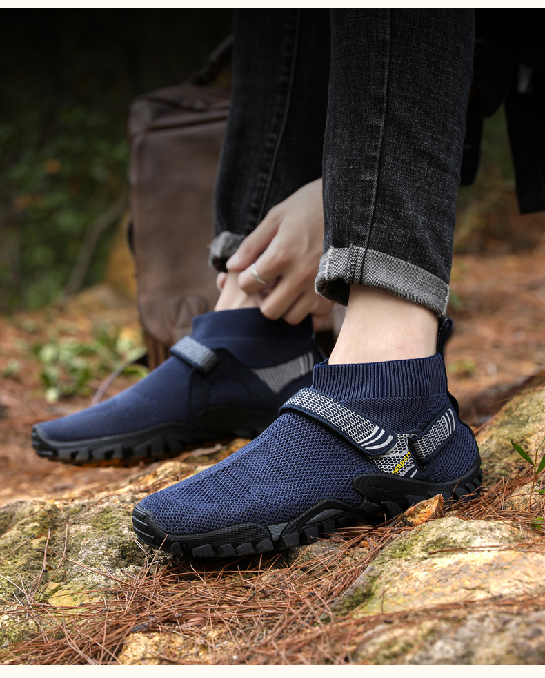 Herren Gaobangfei Gewebte, atmungsaktive, rutschfeste Schuhe, wasserdichte, verschleißfeste Schuhe, modische, lässige Sport-Bergsteiger-Outdoor-Schuhe_voghion.com