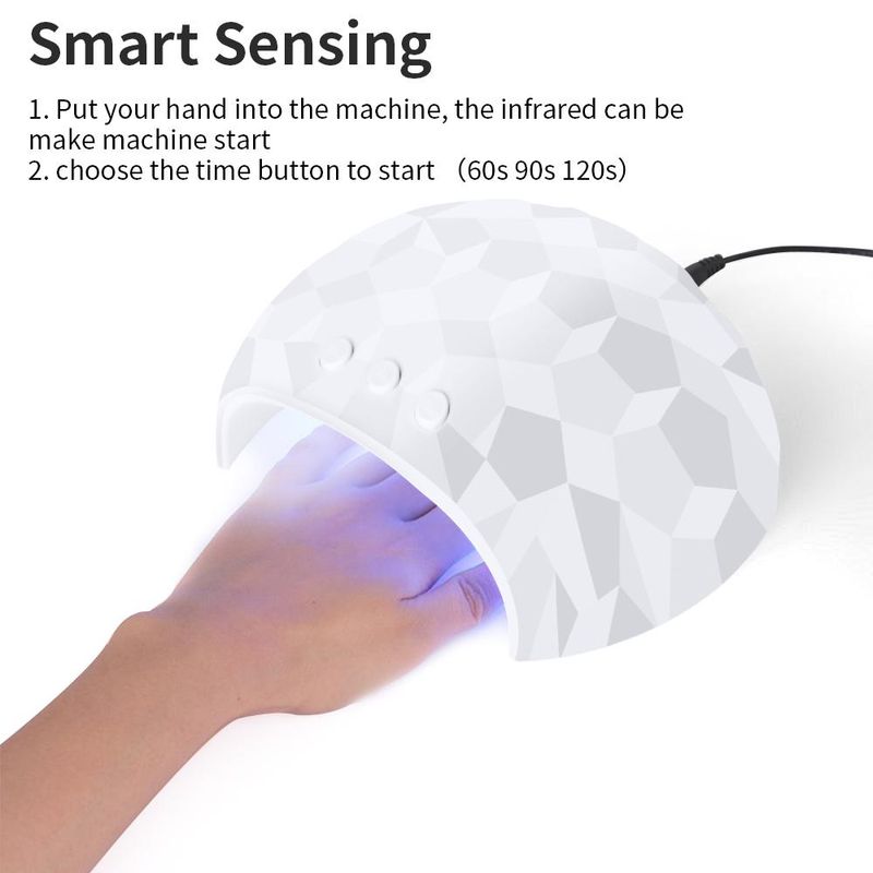 1PC 48W lampada per unghie Led UV essiccatore per unghie per asciugatura smalto gel per unghie lampade per unghie con spina USB per manicure_voghion.com