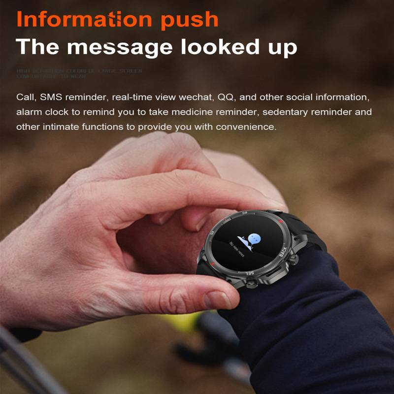 2024 neue GPS Track Smart Uhr Mit Taschenlampe Militär Uhr Bluetooth Anruf Männer Uhr NFC Kompass Sport Uhr Frau Für xiaomi_voghion.com