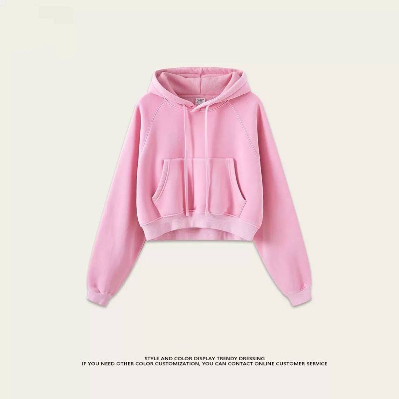 Women's Cropped Hoodie With 3D Print - Oversized Streetwear Pullover, Soft Polyester Drop-Shoulder Sweatshirt For Petite & Plus Size (XS-XXXXL)_voghion.com