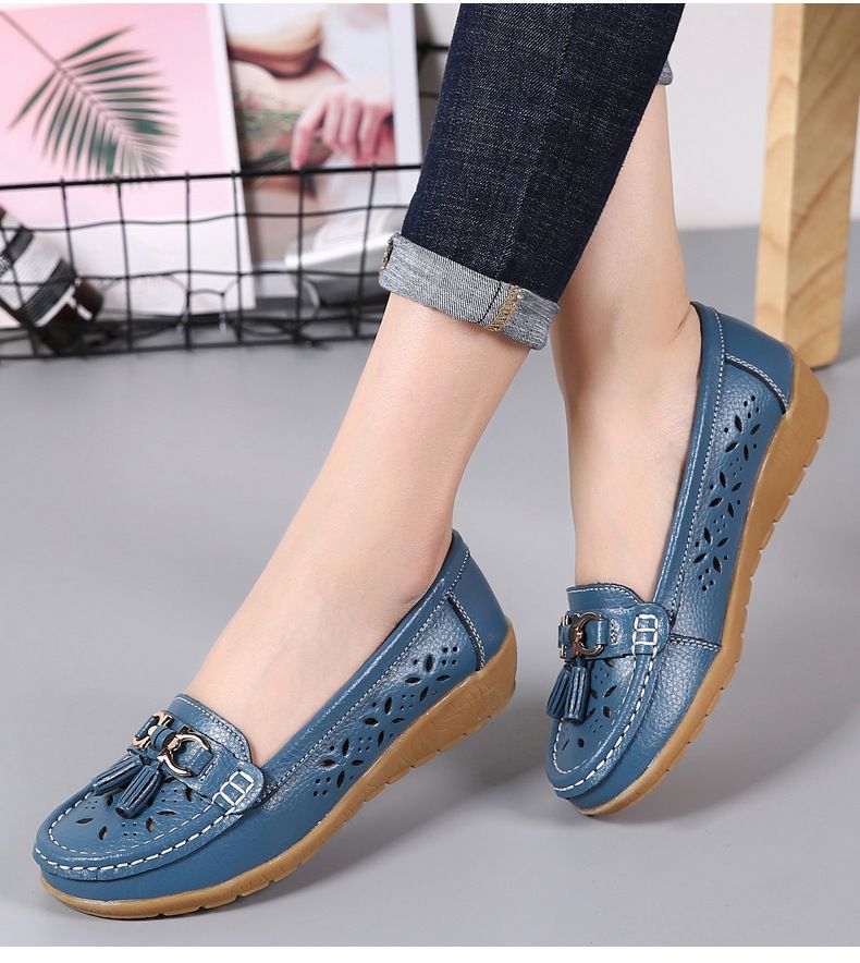Doudou weibliche Mutter Schuhe faule Schuhe Damenschuhe Damen Casual Single Schuhe_voghion.com