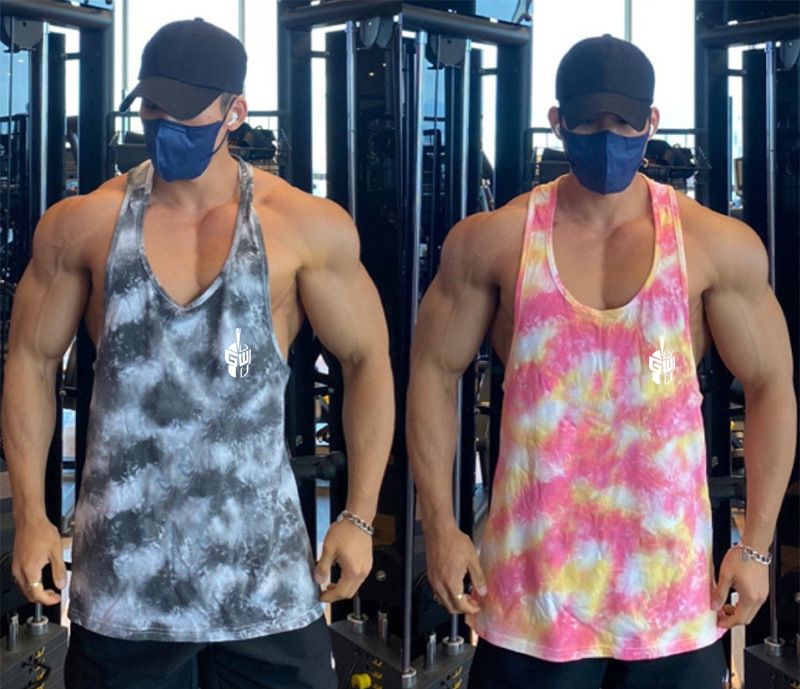 Heren Muscle Fitness Vest, Snel drogende marathonsporten, Racetraining, Mouwloze uitrusting, Sportkleding_voghion.com