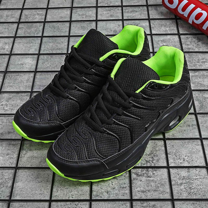 Men's Cushion Fly Woven Breathable Sports Outdoor Casual Lightweight Comfortable Running Shoes_voghion.com
