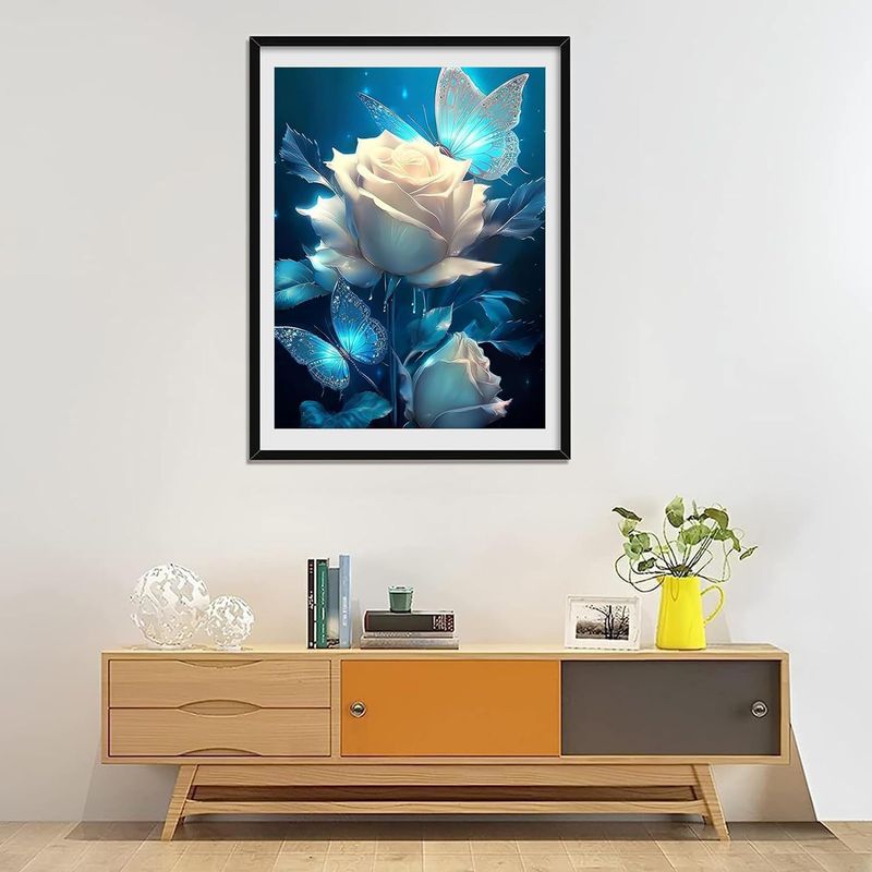 DIY diamantmaleri, 30 * 40 cm (gratis high-end guldbelagt mønster fotoramme)_voghion.com