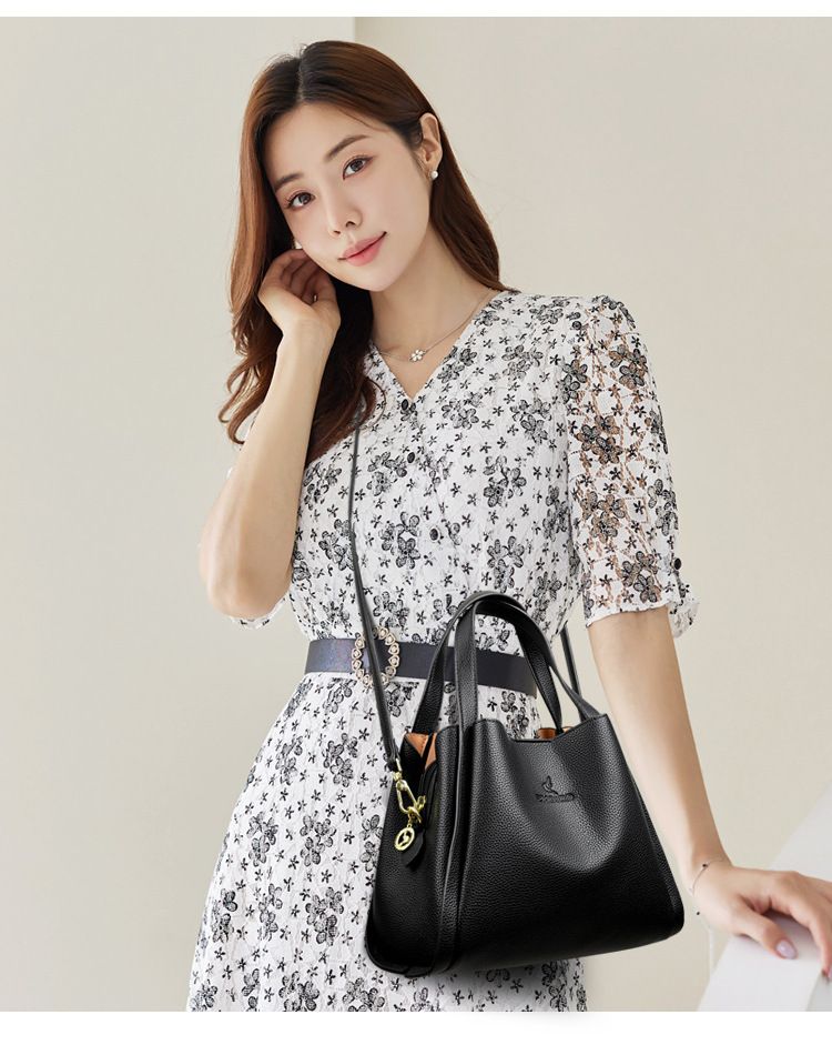 Borsa da donna popolare borsa per verdure in stile pigro, modello in pelle bovina di alta qualità, borsa grande da donna per pendolarismo, borsa per verdure sotto le ascelle atmosferica_voghion.com