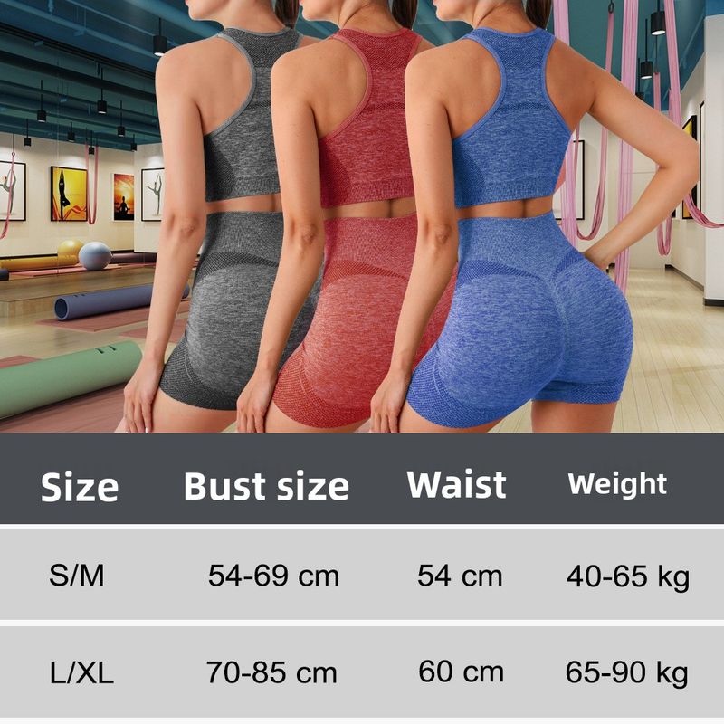 Cross-Border Fitness Quality Version Sports Set Tummy Control Breathable Elastic Hip-Lifting Peach Quick-Dry Yoga Pants_voghion.com