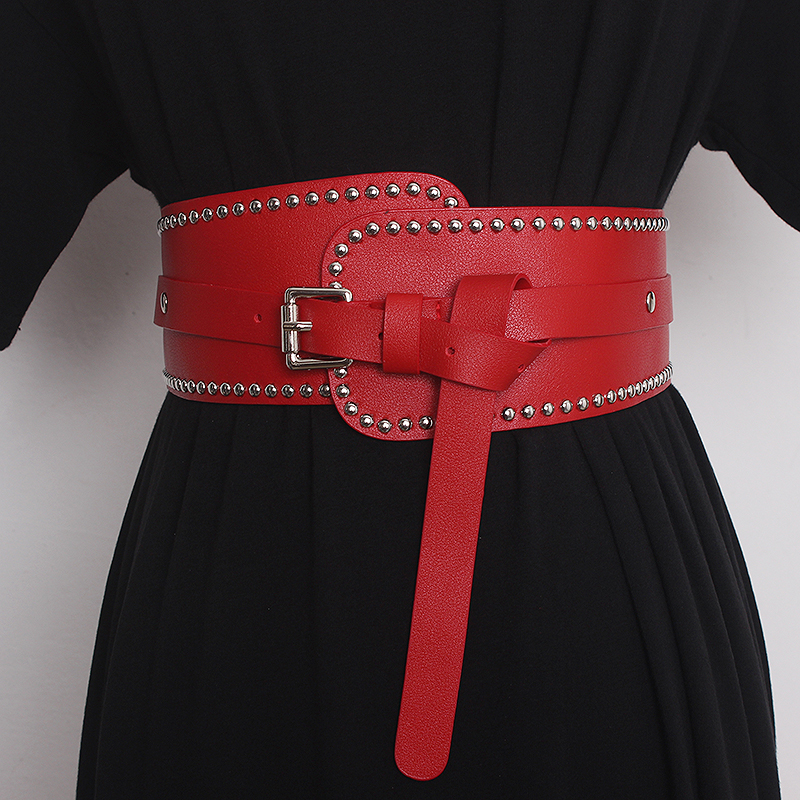 Cintura larga da donna, vestito, camicia, decorazione in vita, cintura estiva rosa viola, alla moda e versatile_voghion.com