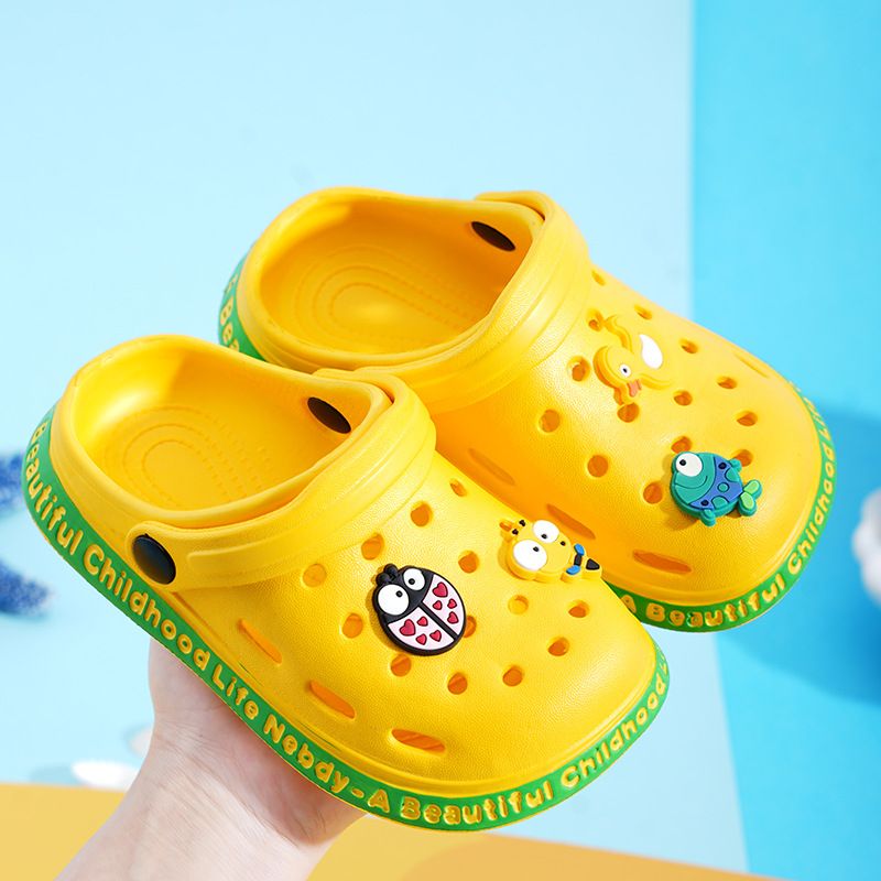 Children's Sandals Slippers, Girls, Summer, Small Medium-sized Children, Babies, Indoor Soft Soles, Anti Slip Cartoon_voghion.com