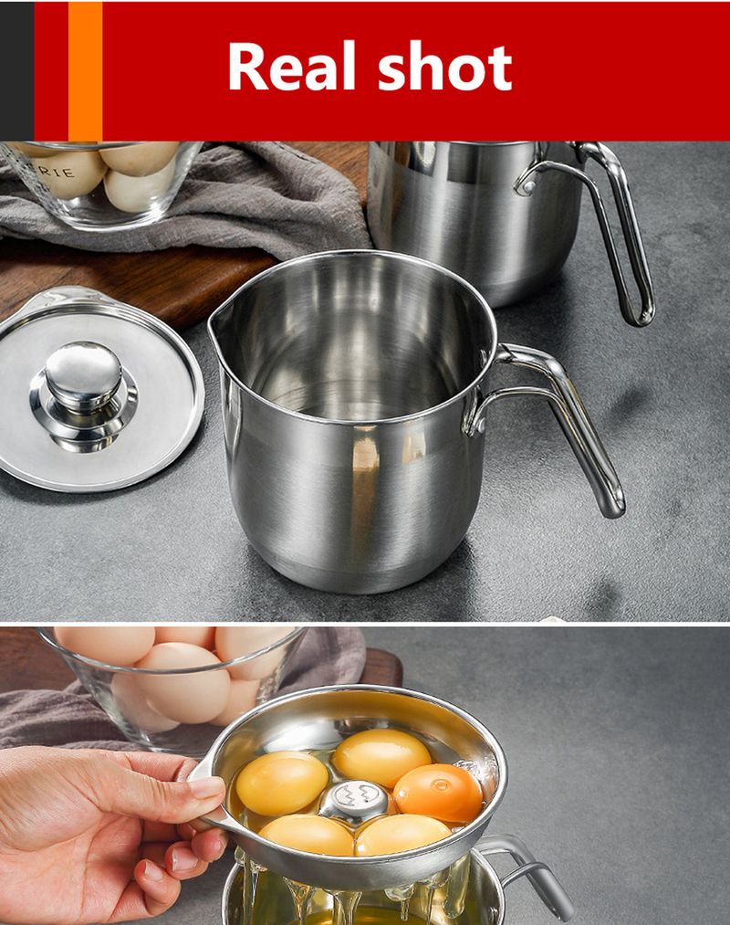 1pc 304 Stainless Steel Egg White Separator Large Capacity For Healthy Cooking Baking Effortless Yolk Separation Durable Easy Clean_voghion.com