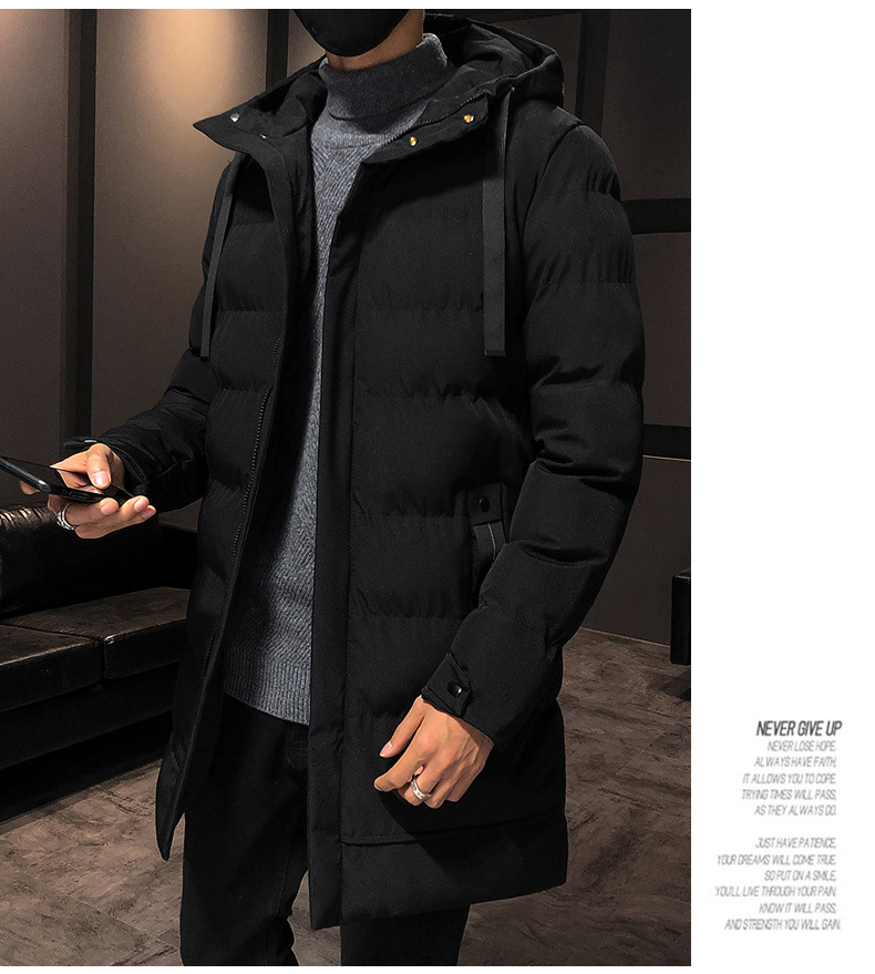 Baumwolle Winter Übergroße Casual Verdickte Warme Daunen Baumwolle Herren Mittellange Paarjacke mit Kapuze_voghion.com