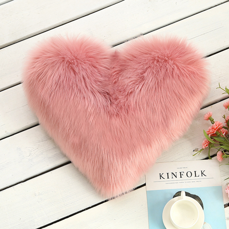 Cuscino a forma di amore, cuscino d'amore, fodera per cuscino, lavabile, lavabile in lavatrice, cuscino lungo in peluche senza nucleo del cuscino_voghion.com
