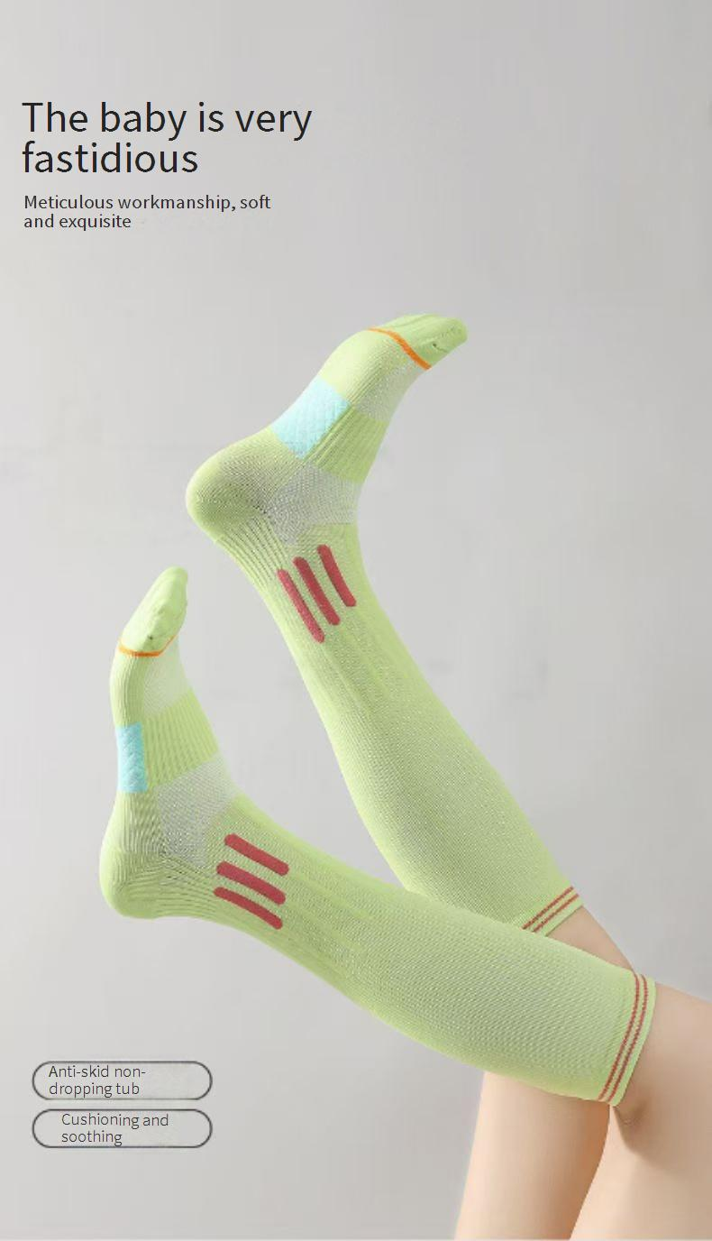 Soccer Socks Sports Functional Calf Socks For Women In Summer Fitness Running Skipping Rope Compression Elastic Pressure Socks Long Tube_voghion.com