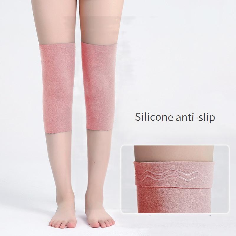 Thermo-Kniewärmer mit rutschfestem Griff – Deluxe-Kniemanschetten mit Fleecefutter für Männer und Frauen – Linderung von Arthritis und kaltem Wetter_voghion.com