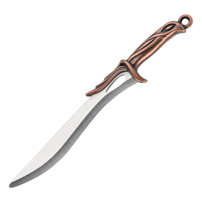 Navaja de bolsillo miniatura con llavero: hoja compacta, no plegable, con mango resistente, ideal para llevar a diario y como regalo._voghion.com