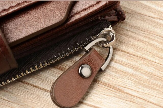 2021 moda masculina bolsa de moedas carteira rfid bloqueio homem carteira de couro com zíper titular do cartão de visita id saco de dinheiro carteira masculina_voghion.com