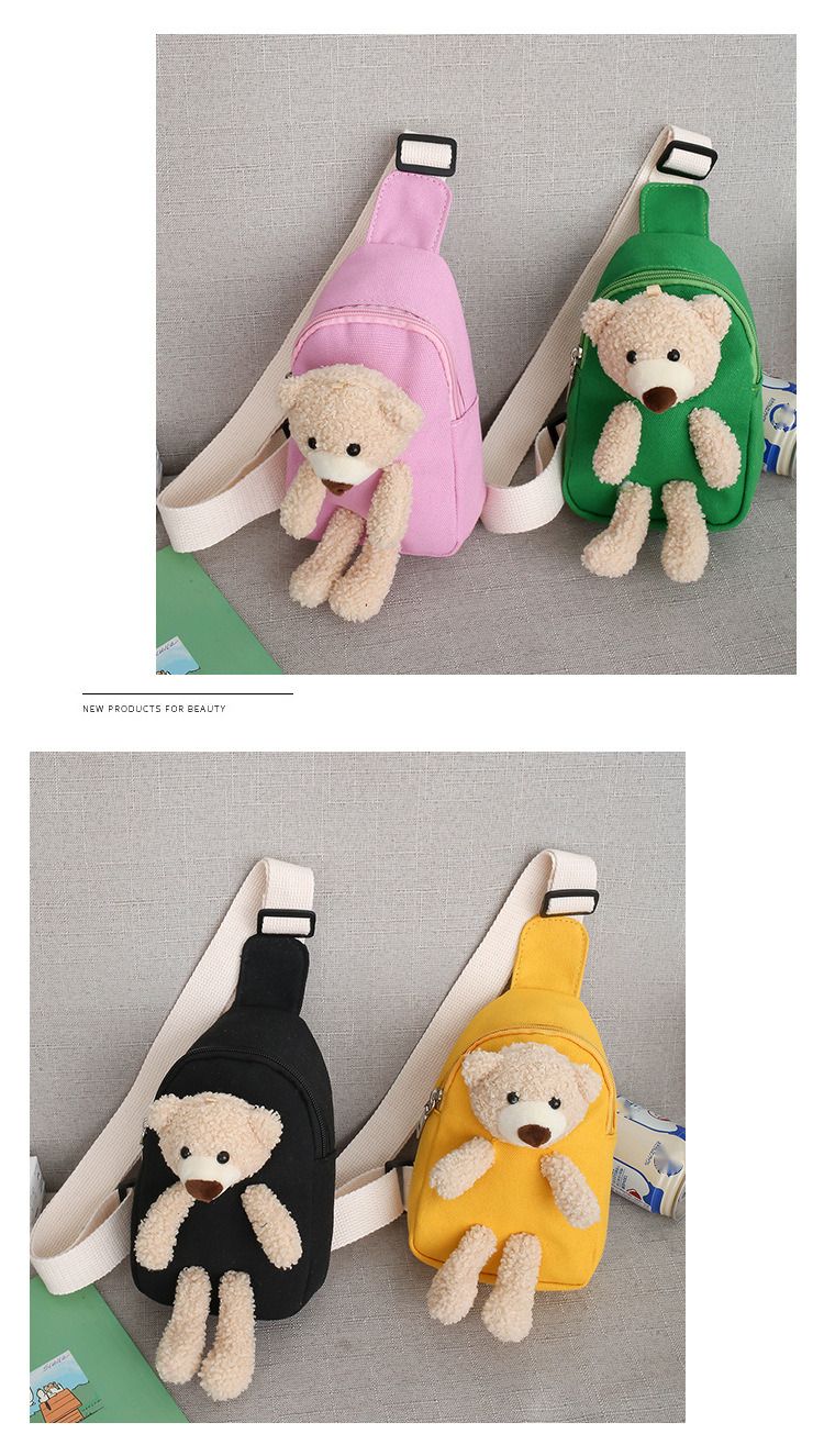 Andralyn bērnu maza korejiešu versija multfilma audekls zaķu lāde zēniem un meitenēm viena pleca cute baby Trend Crossbody_voghion.com