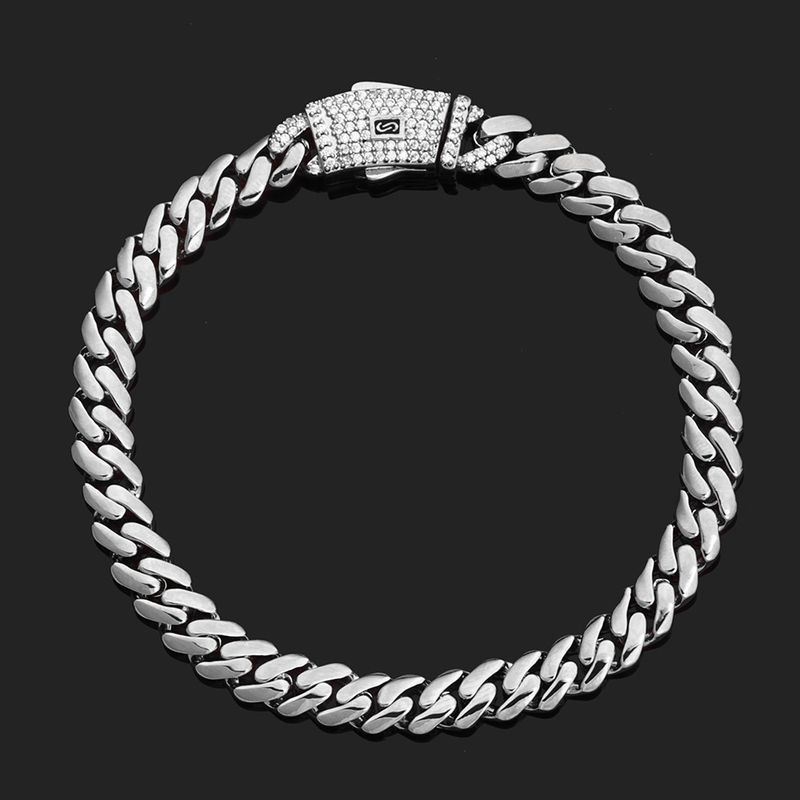 Men's Cuban Link Bracelet 14K Gold Plated Hip Hop Jewelry, High Quality Thick Chain Bracelet For Men, Trendy Unisex Accessory_voghion.com