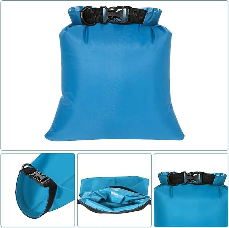 6 Stück Dry Bag, wasserdichte Aufbewahrungsbeutel (1,5 l + 2,5 l + 3 l + 3,5 l + 5 l + 8 l), ultraleichter Dry Bag, wasserdichte Tasche_voghion.com