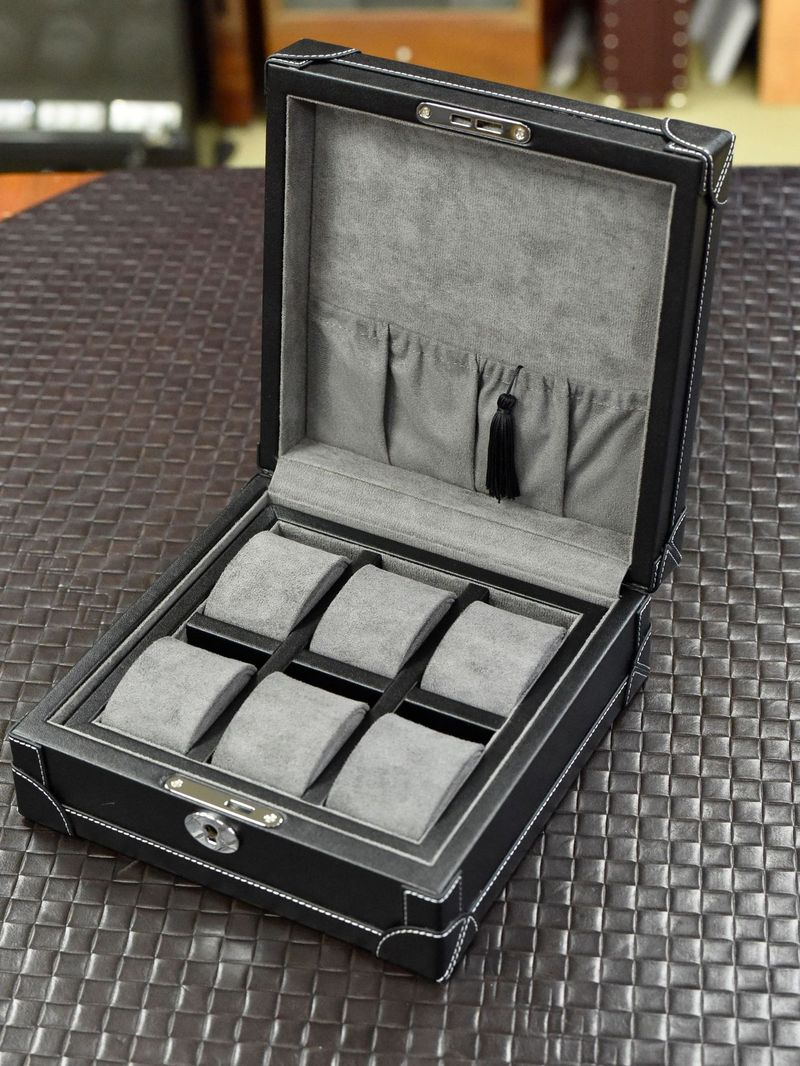 High End Watch Storage Box Household Exquisite Watch Jewelry Integrated Storage Box Collection Watch Box High End Gift Box_voghion.com