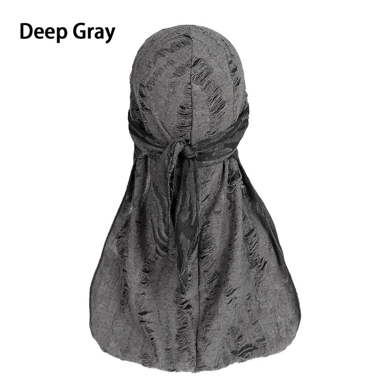 Heiße verkaufende elastische Kappe mit Löchern und Feder-Langschwanz-Piratenhut für Männer Durag Spot Durag_voghion.com