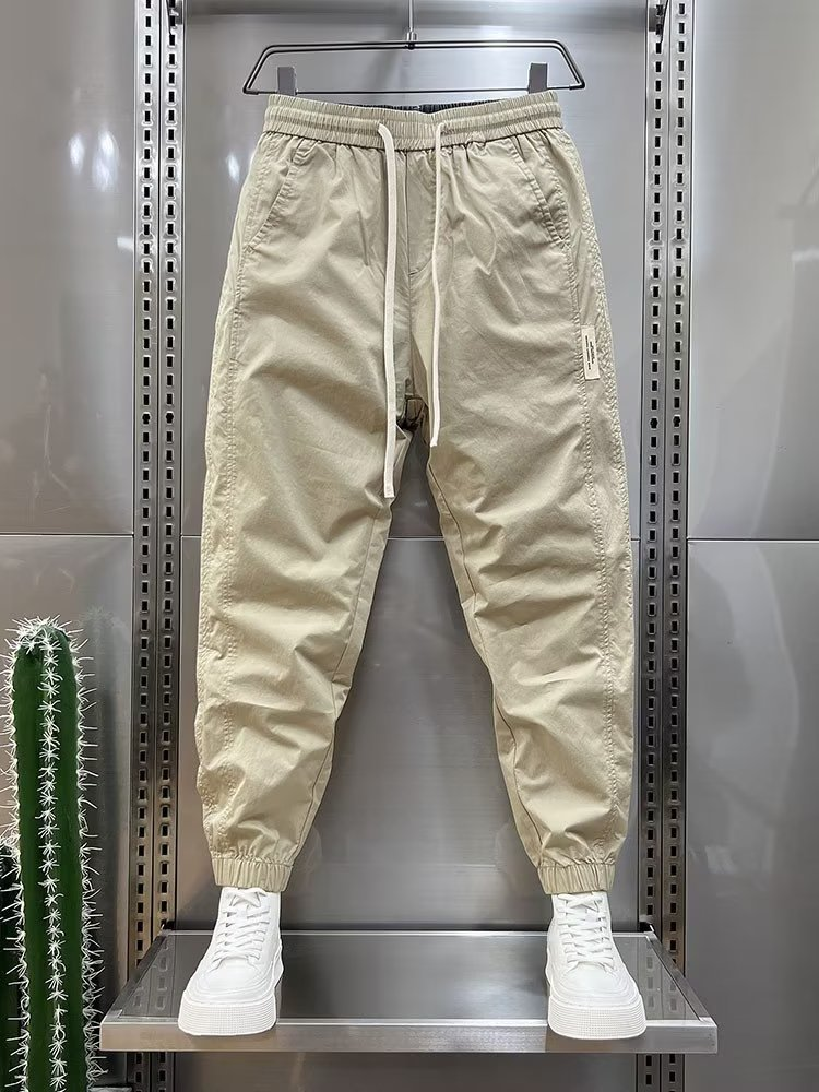 Men's all-in-one cargo pants loose leg corset Harlan pants_voghion.com