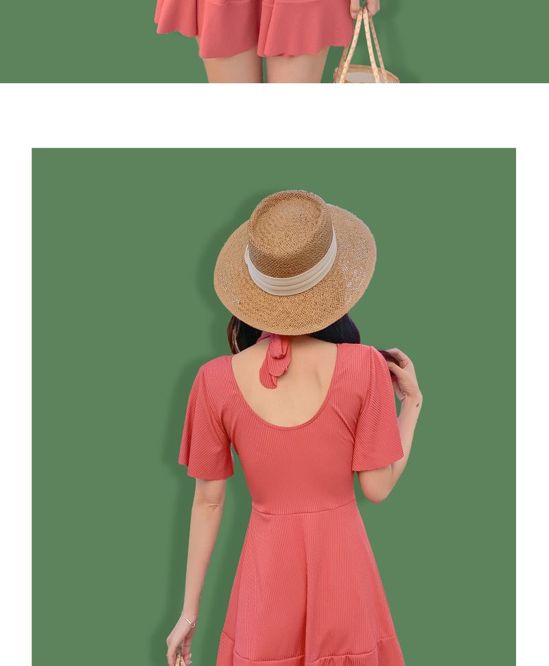 Fashion Plus Size Summer New Women's Slimming Tummy Covering Swimsuit Conservative One-Piece Ins Style Hot Spring_voghion.com
