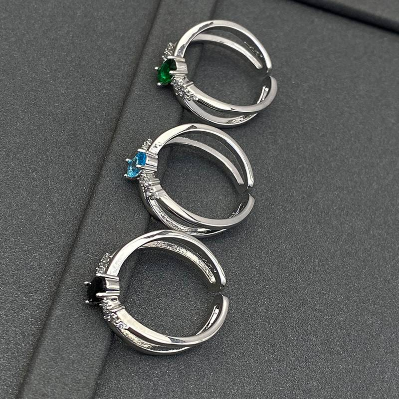 1 Unisex Split Ring With 3 Colors To Choose From_voghion.com