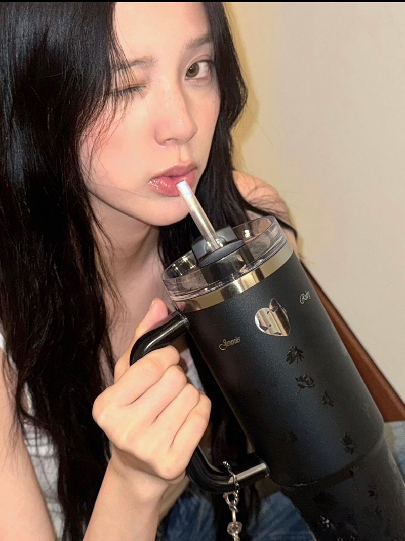 Insulated Travel Mug For Car, Portable Stainless Steel Thermos Cup, Ice Tumbler_voghion.com