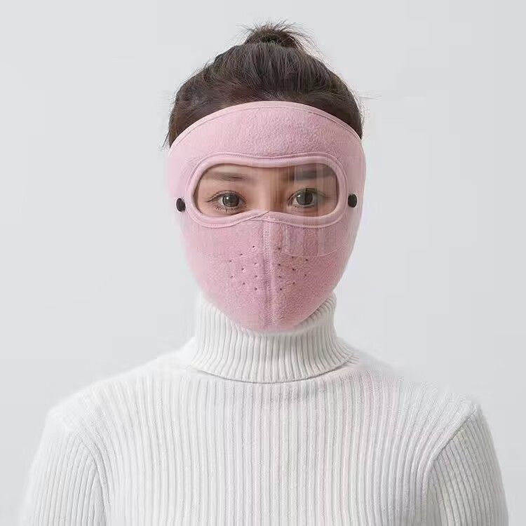 LazyZoom Autunno Inverno Pile Foderato Spesso Anti-Freddo Anti-gelo Caldo Protezione per Orecchie e Collo da Ciclismo Antivento Antipolvere_voghion.com