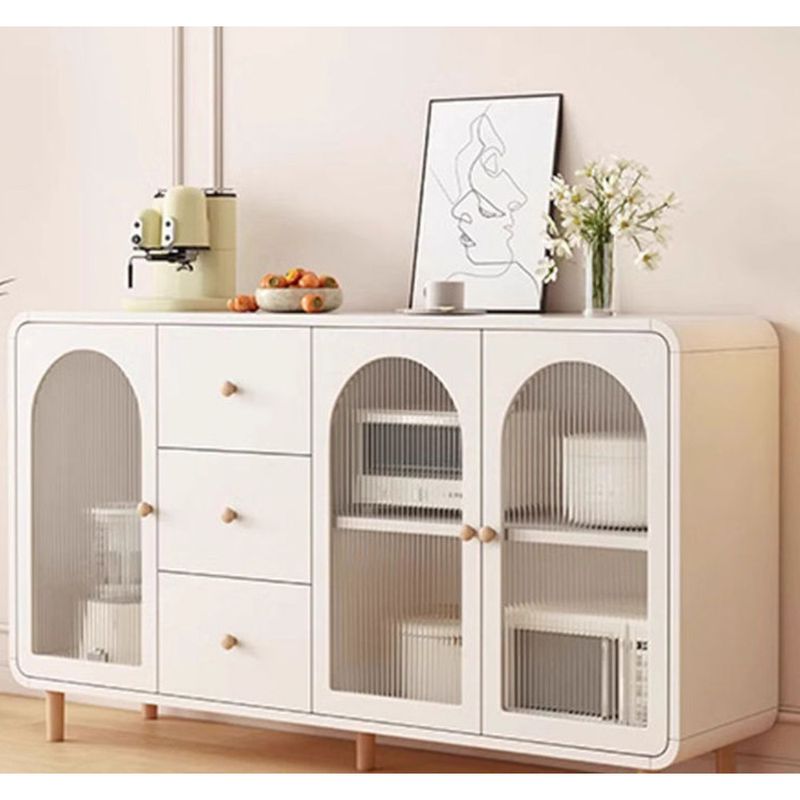 Multi-layer Multi-functional Organizer Wall-mounted Floor-standing Kitchen Storage Cabinet_voghion.com