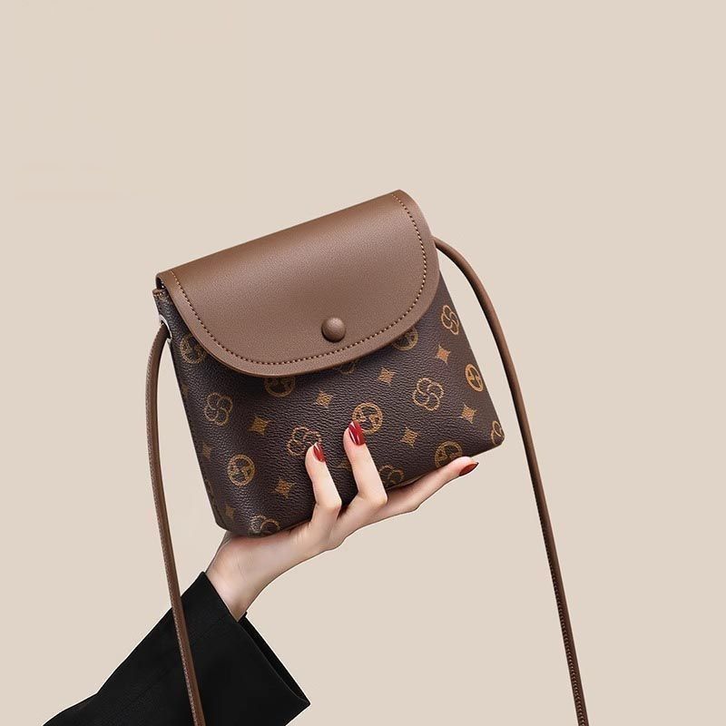 Borsa a tracolla singola piccola e alla moda per pendolari, con tracolla testurizzata, per cellulare, 2025_voghion.com