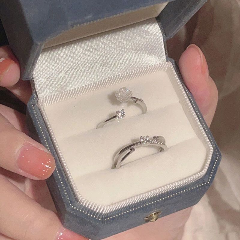 Camellia Iins 2024 New Romantic French Style Open Finger Ring For Girls Best Friends Niche Design Gift_voghion.com