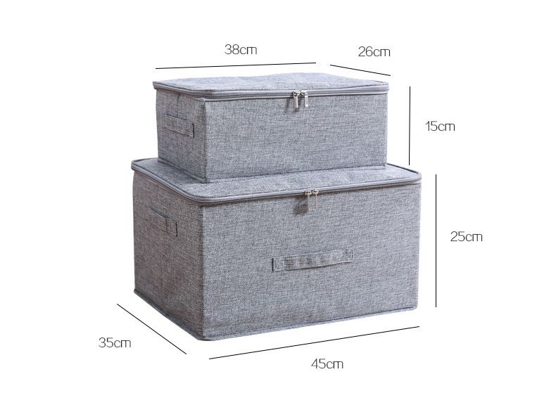 Wardrobe Storage Box Household Clothes Clothes Large Capacity Fabric Foldable Storage Basket Quilt Storage Bag_voghion.com