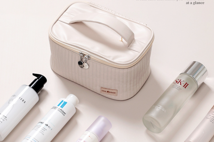 New cake cosmetic bag pu leather large capacity waterproof storage bag portable cosmetics storage bag wholesale_voghion.com