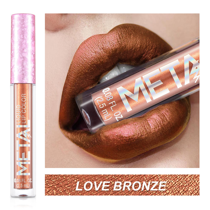 Σετ 12 τεμαχίων Glitter Shimmer Lip Lipstick Σετ 12 τεμαχίων με λαμπερά, αδιάβροχα και πολύχρωμα lip gloss_voghion.com