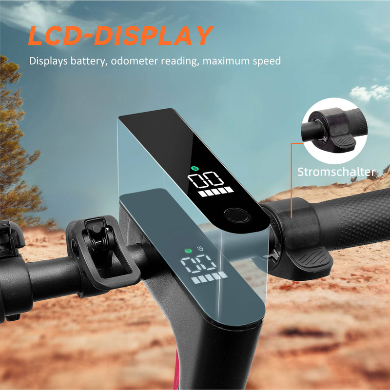 Vankel 500W Foldable Electric Scooter For Adults – 10" Tires, 36V 10Ah Battery, 35km Max Range, Dual Braking, App Control, ABE Approved_voghion.com