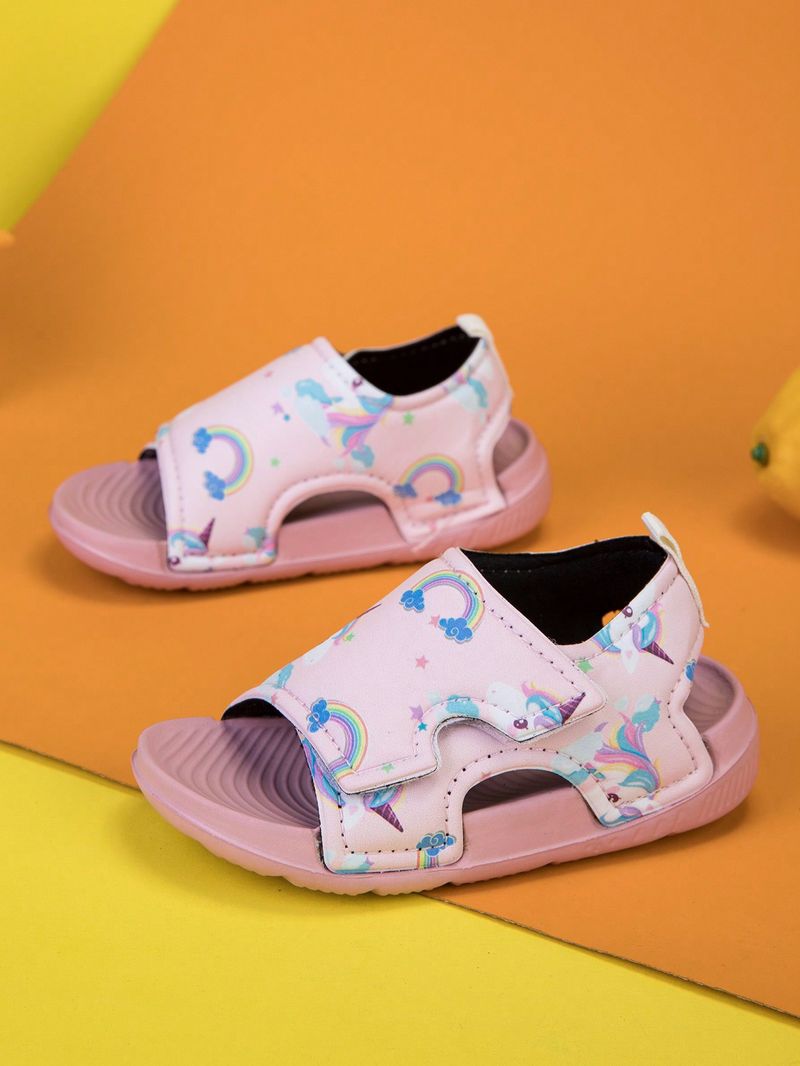 Male Baby Cartoon Comfortable, Fashionable, Casual, Lightweight And Trendy Sandals Suitable For Summer_voghion.com
