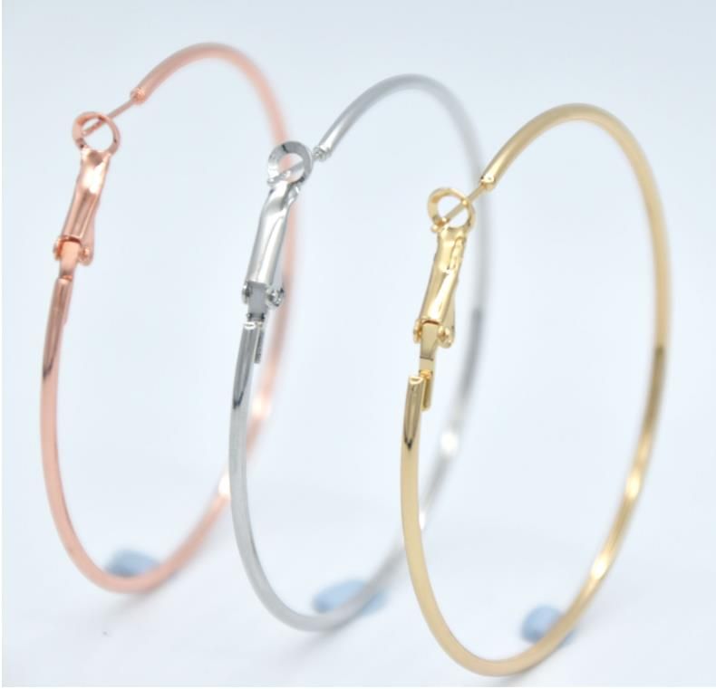 Trendige, große Hip-Hop-Punk-Creolen mit kleinem Kreis, 18 Karat vergoldet, elegant, 9 cm groß, Damenohrringe, Modeschmuck für Damen_voghion.com