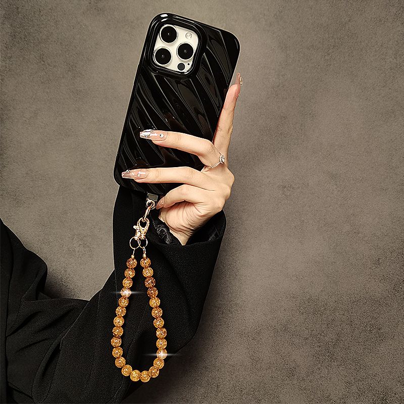 Personalized and creative handmade bead hand-held chain, wrist short hanging rope with clip, phone case, keychain, bag_voghion.com