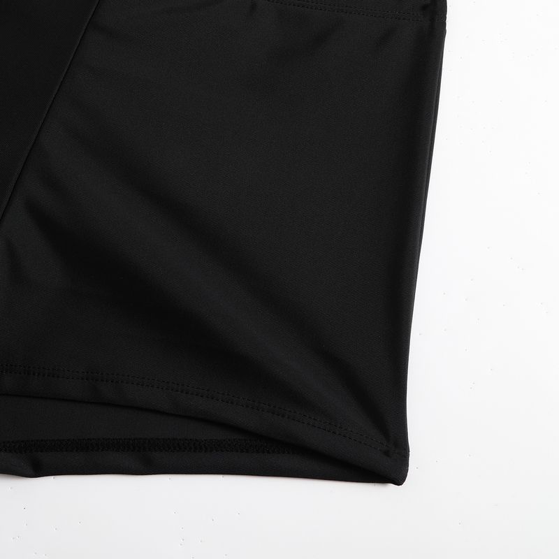 Dwuczęściowy kostium kąpielowy z krótkim rękawem i krótkim rękawem Tankini z nadrukiem drzewa kokosowego z 2025 r._voghion.com