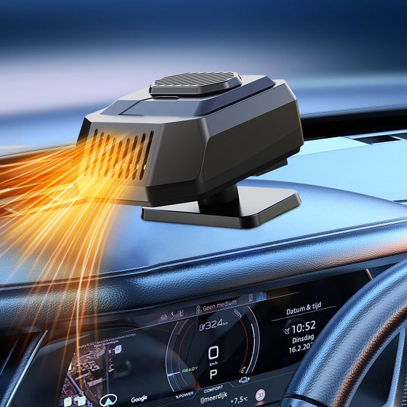 Elektrische Heizung 12V/24V Auto-Windschutzscheiben-Defroster Schnelle Heizung Auto-Deing-Demister für feuchtes Winterwetter_voghion.com