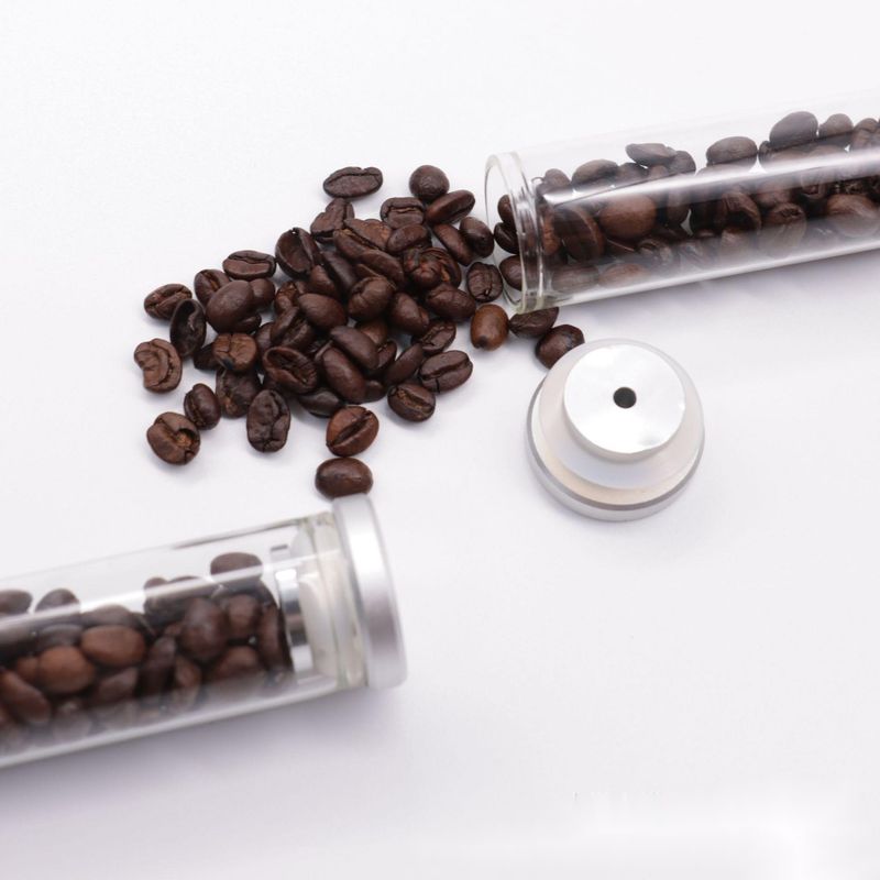Walnussholzbohnen-Antistatikspray Kaffeepulver-Empfangstablett Teelöffel Schaufel Wiegen und Portionieren_voghion.com