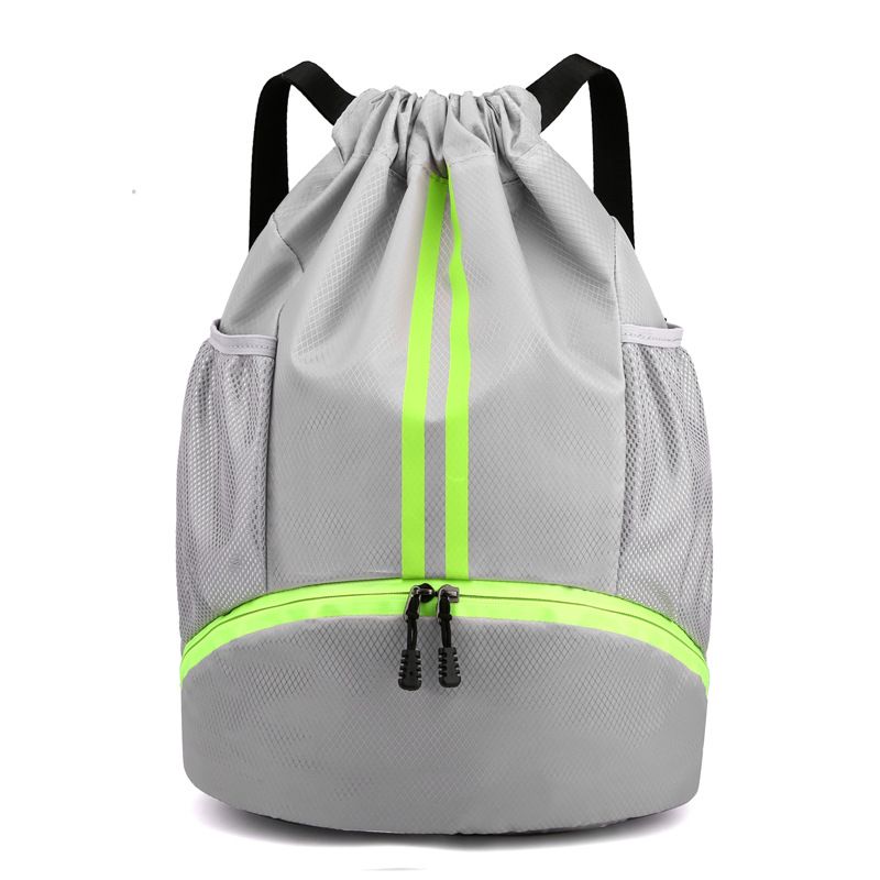 Suitable For All Seasons Casual Backpack Dry And Wet Separation Sports Fitness Drawstring Printed Storage Bag_voghion.com